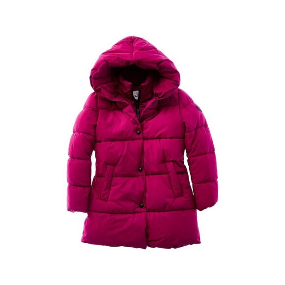 Sam Edelman Girls  Hooded Vestee Puffer Coat, Pink - Picture 1 of 2